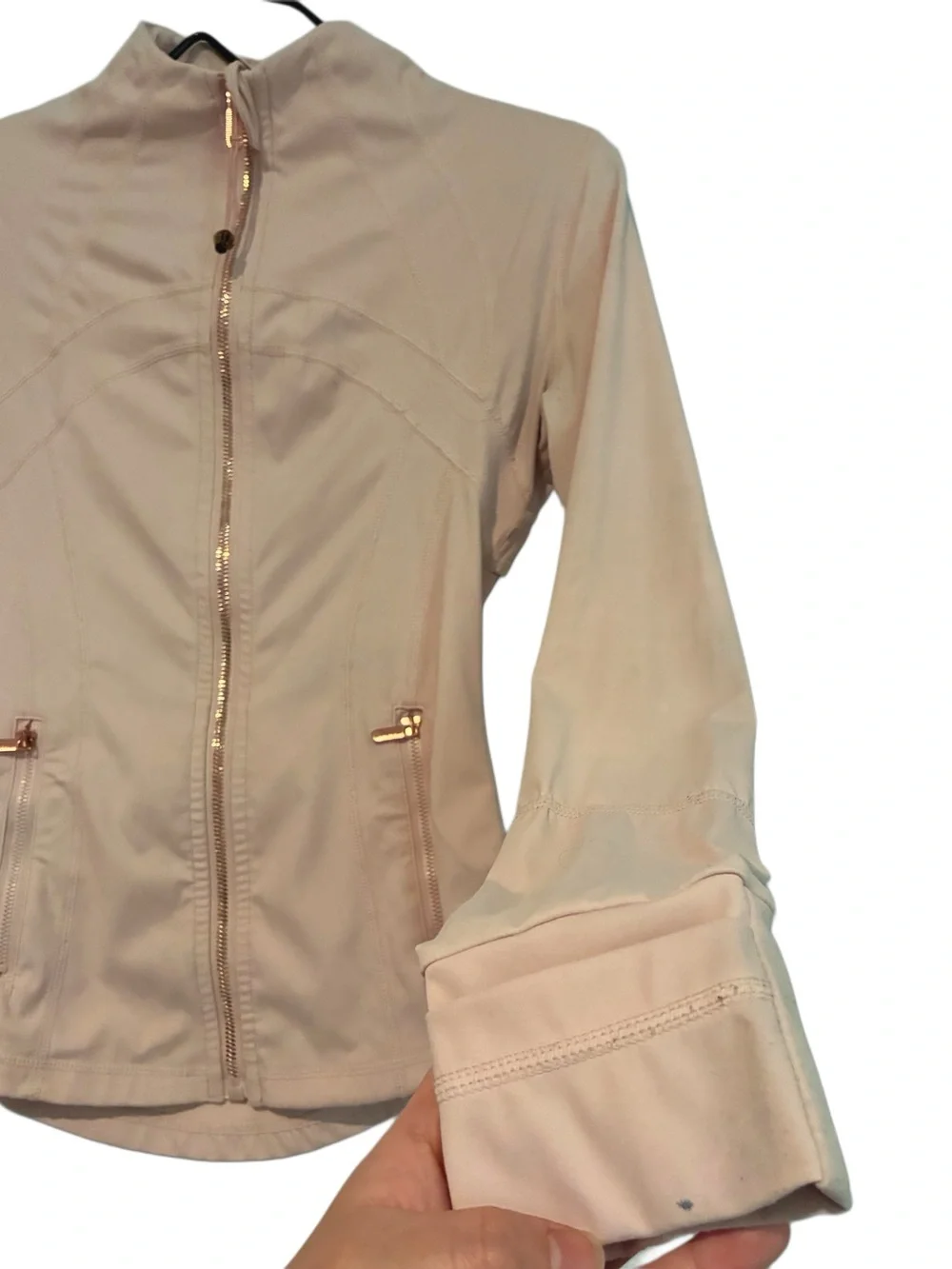 Lululemon Pink Rose Gold Define Jacket Size 4